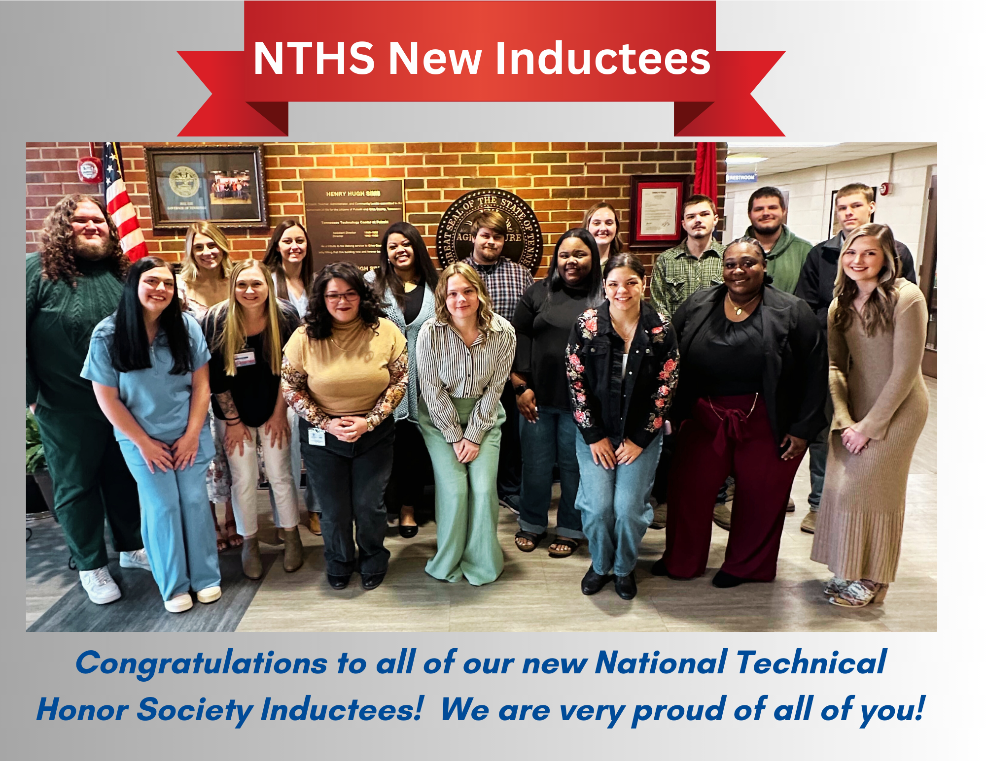 NTHS New Inductees 2/13/2026